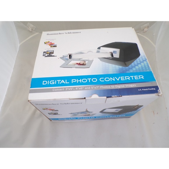 Hammacher Schlemmer Digital Photo Converter 3x5 4x6 5x7 to Digital Images used - Picture 1 of 2